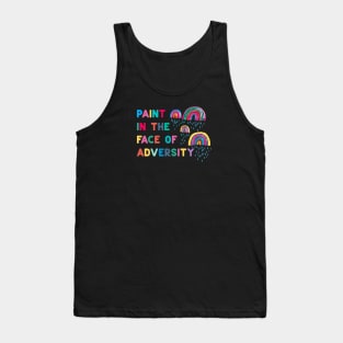 Paint Face Adversity - Rainbows Tank Top